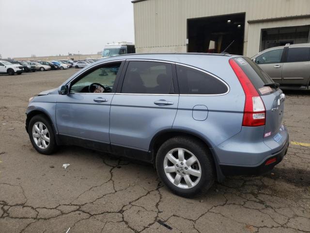 5J6RE48718L051349 - 2008 HONDA CR-V EXL BLUE photo 2