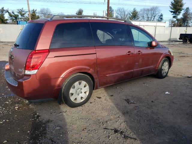 5N1BV28U44N353990 - 2004 NISSAN QUEST S RED photo 3