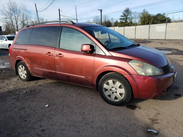 5N1BV28U44N353990 - 2004 NISSAN QUEST S RED photo 4