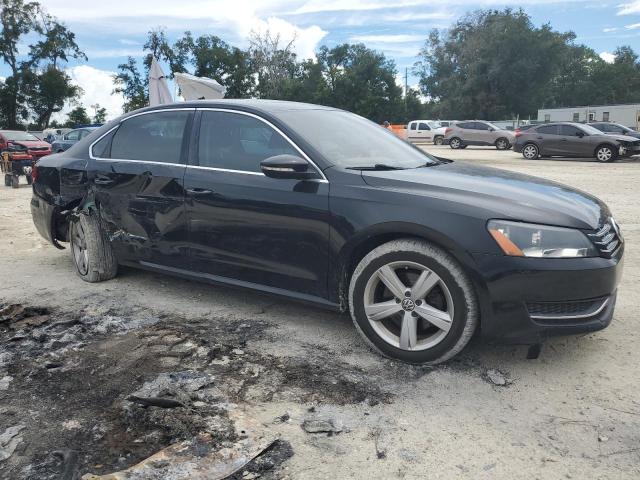 1VWBN7A38CC092261 - 2012 VOLKSWAGEN PASSAT SE BLACK photo 4