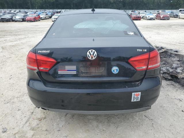 1VWBN7A38CC092261 - 2012 VOLKSWAGEN PASSAT SE BLACK photo 6