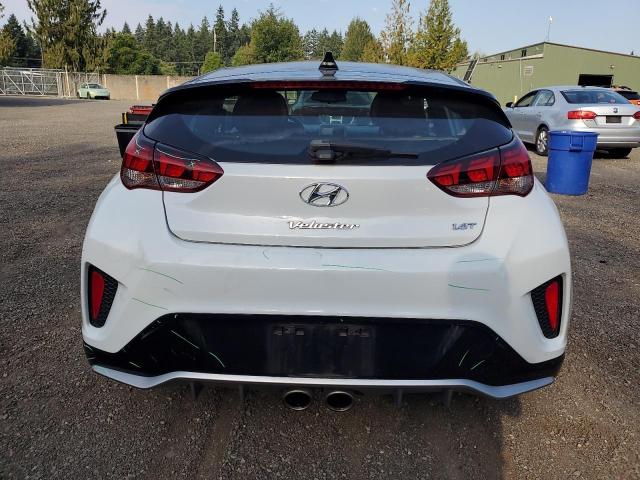 KMHTH6AB5LU026546 - 2020 HYUNDAI VELOSTER TURBO WHITE photo 6