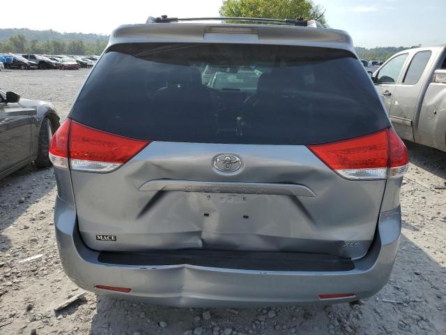 5TDYK3DC3BS136951 - 2011 TOYOTA SIENNA XLE SILVER photo 6