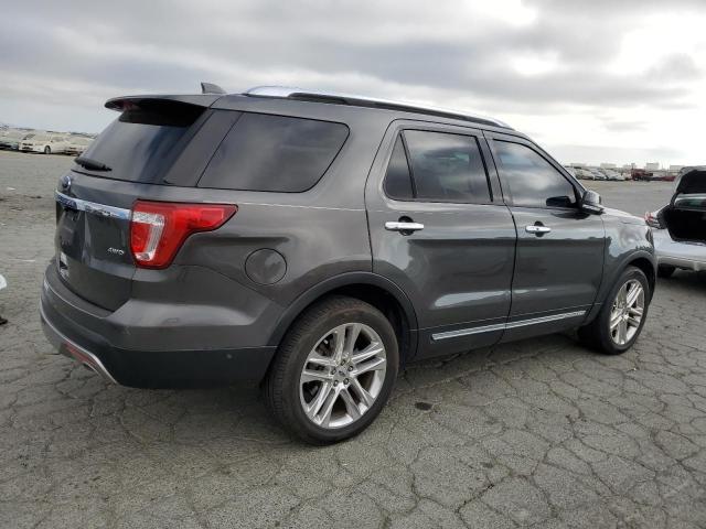 1FM5K8F83GGB73245 - 2016 FORD EXPLORER LIMITED GRAY photo 3