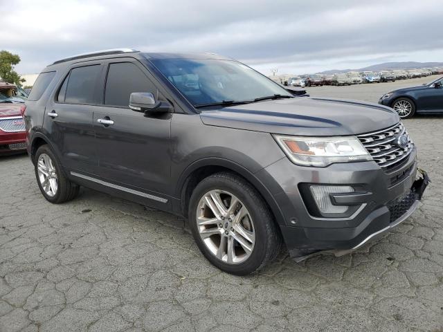 1FM5K8F83GGB73245 - 2016 FORD EXPLORER LIMITED GRAY photo 4