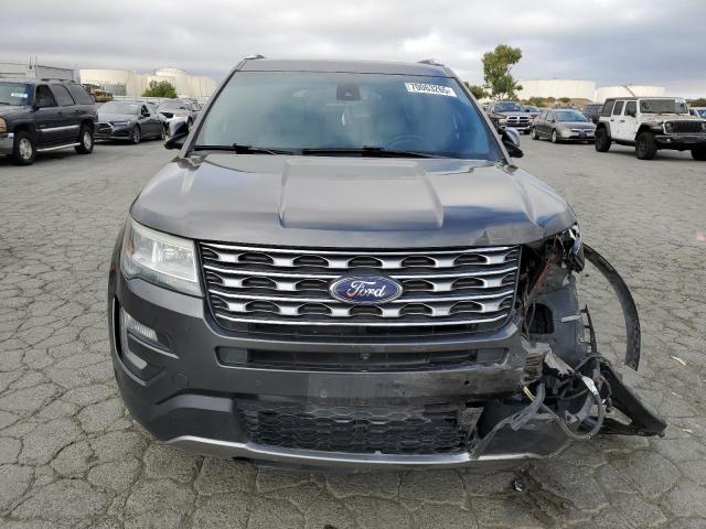 1FM5K8F83GGB73245 - 2016 FORD EXPLORER LIMITED GRAY photo 5