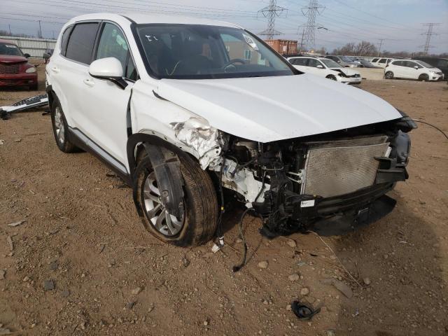 5NMS3CAD3LH239128 - 2020 HYUNDAI SANTA FE SEL WHITE photo 1