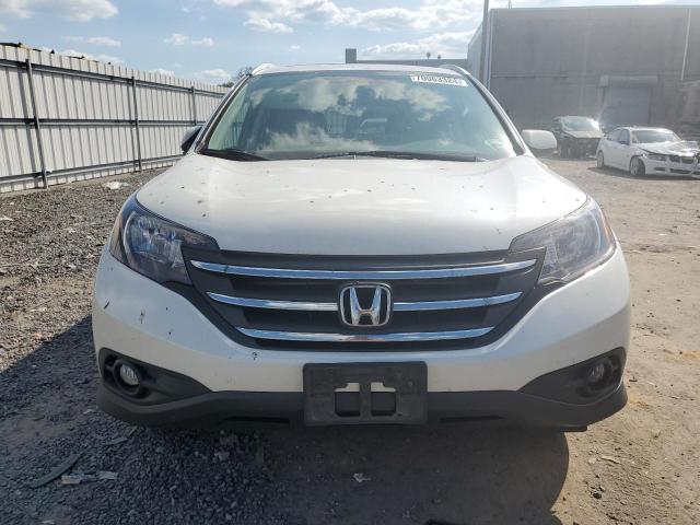 5J6RM4H73CL000351 - 2012 HONDA CR-V EXL WHITE photo 5