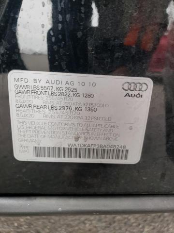 WA1DKAFP3BA048248 - 2011 AUDI Q5 PREMIUM PLUS BLACK photo 14