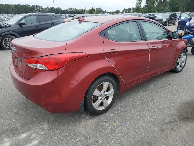 5NPDH4AE2DH391740 - 2013 HYUNDAI ELANTRA GLS RED photo 3