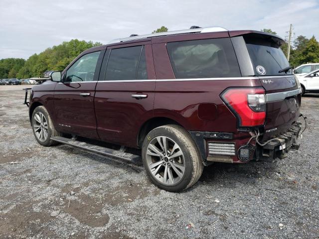 1FMJU1LT1LEA66421 - 2020 FORD EXPEDITION PLATINUM BURGUNDY photo 2