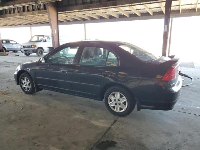 2HGES16375H536486 - 2005 HONDA CIVIC DX VP Schwarz Foto 2