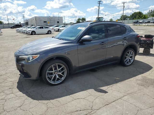 ZASFAKNN7J7B83954 - 2018 ALFA ROMEO STELVIO TI SPORT GRAY photo 1