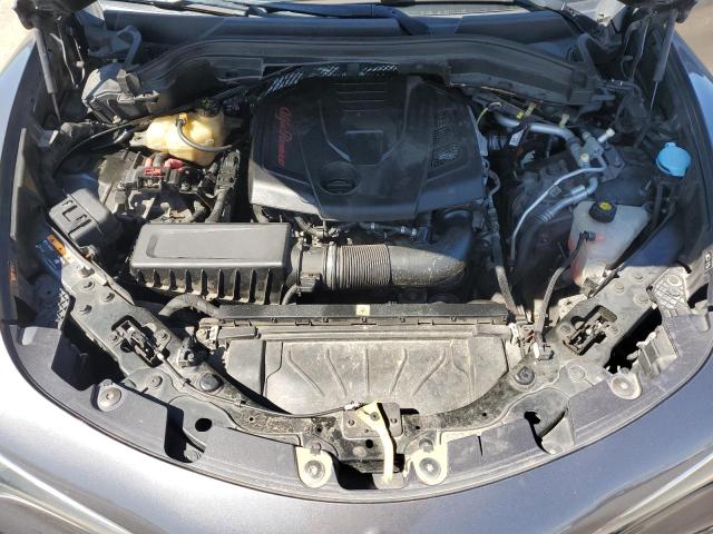 ZASFAKNN7J7B83954 - 2018 ALFA ROMEO STELVIO TI SPORT GRAY photo 12