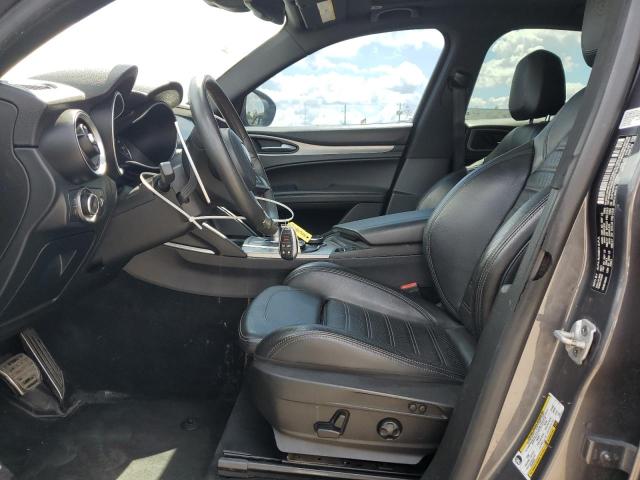 ZASFAKNN7J7B83954 - 2018 ALFA ROMEO STELVIO TI SPORT GRAY photo 7