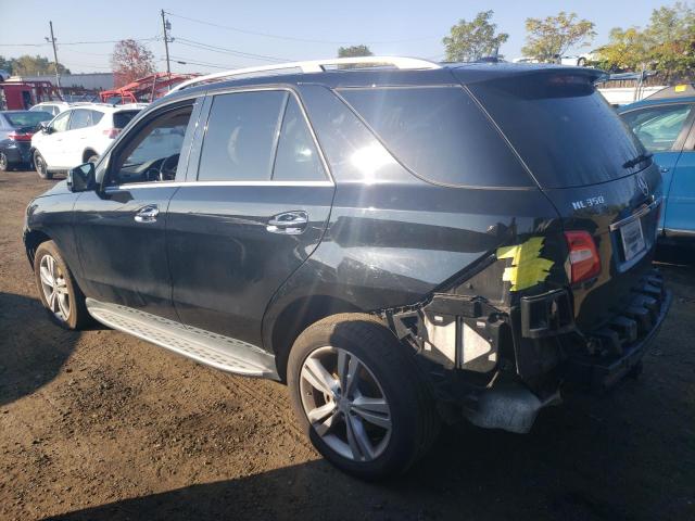 4JGDA5HB2DA172317 - 2013 MERCEDES-BENZ ML 350 4MATIC BLACK photo 2