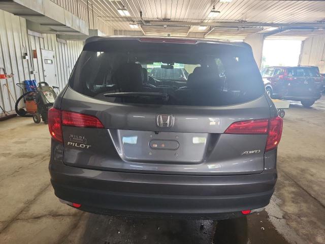 5FNYF6H50HB063018 - 2017 HONDA PILOT EXL GRAY photo 6