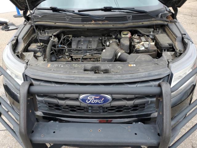 1FM5K8ARXHGC24547 - 2017 FORD EXPLORER POLICE INTERCEPTOR BLACK photo 12