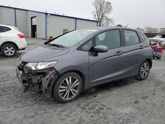 3HGGK5H80FM710717 - 2015 HONDA FIT EX GRAY photo 1