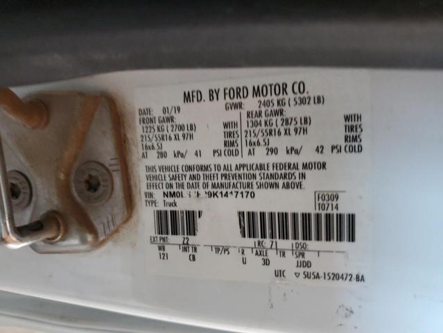 NM0LS7E29K1417170 - 2019 FORD TRANSIT CO XL Ağ foto 13