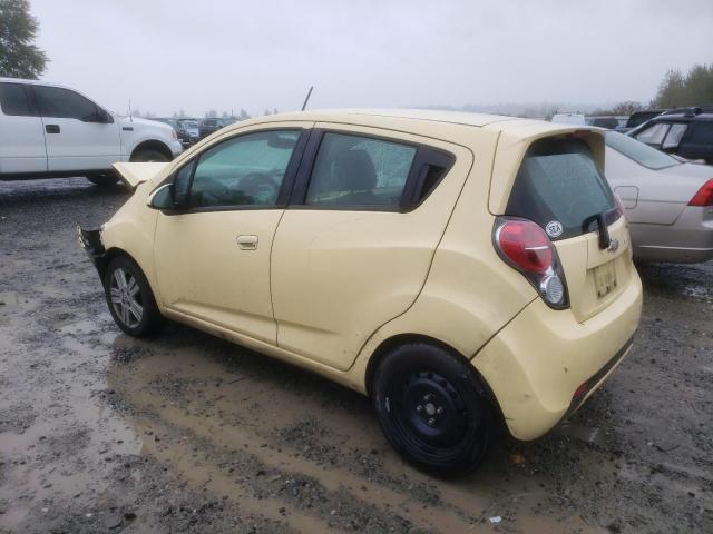 KL8CD6S9XDC534927 - 2013 CHEVROLET SPARK 1LT YELLOW photo 2