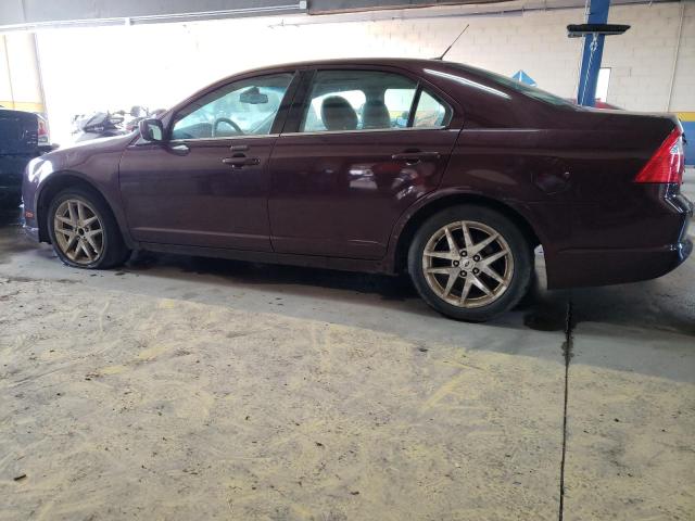 3FAHP0JA1CR354139 - 2012 FORD FUSION SEL BURGUNDY photo 2