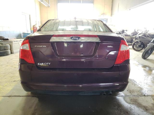 3FAHP0JA1CR354139 - 2012 FORD FUSION SEL BURGUNDY photo 6