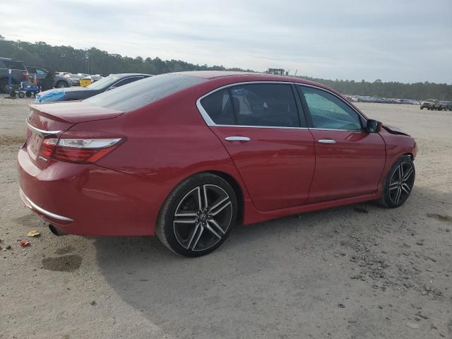 1HGCR2F54HA254528 - 2017 HONDA ACCORD SPORT Rot Foto 3