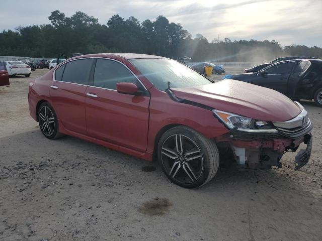 1HGCR2F54HA254528 - 2017 HONDA ACCORD SPORT Rot Foto 4