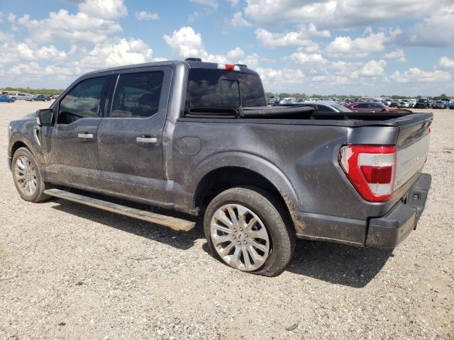 1FTFW1CD5NFA84141 - 2022 FORD F150 SUPERCREW GRAY photo 2