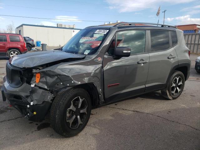 ZACNJDC11MPM39493 - 2021 JEEP RENEGADE TRAILHAWK GRAY photo 1