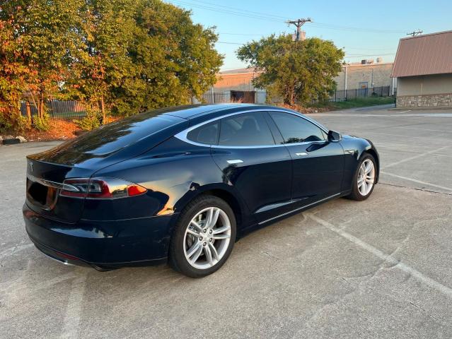 5YJSA1CG6DFP13870 - 2013 TESLA MODEL S Կապույտ լուսանկար 4