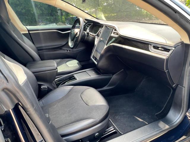 5YJSA1CG6DFP13870 - 2013 TESLA MODEL S Կապույտ լուսանկար 5