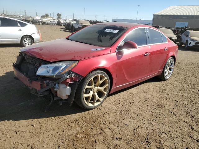 2G4GV5GV2C9190050 - 2012 BUICK REGAL GS Қызыл фото 1