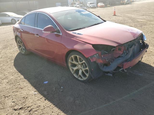 2G4GV5GV2C9190050 - 2012 BUICK REGAL GS RED photo 4