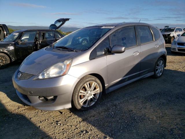 JHMGE88419S001518 - 2009 HONDA FIT SPORT GRAY photo 1