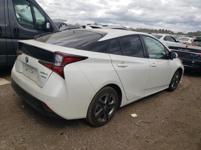 JTDKARFU9K3079481 - 2019 TOYOTA PRIUS WHITE photo 3