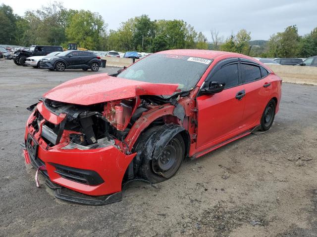 2HGFC2F57JH541688 - 2018 HONDA CIVIC LX RED photo 1