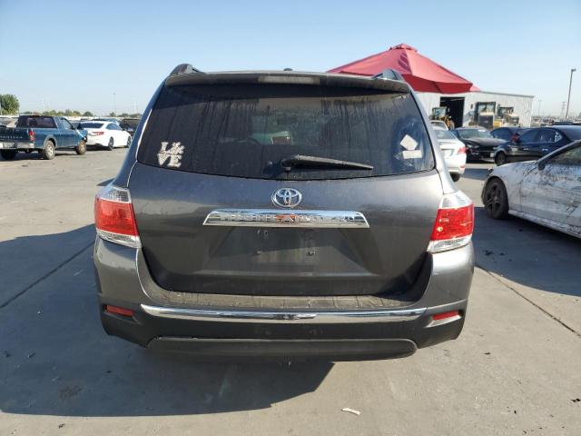 5TDZA3EH5CS018550 - 2012 TOYOTA HIGHLANDER BASE GRAY photo 6