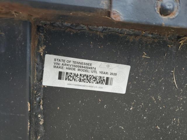 ARKV1N00694004974 - 2020 UTILITY TRAILER Qara foto 10