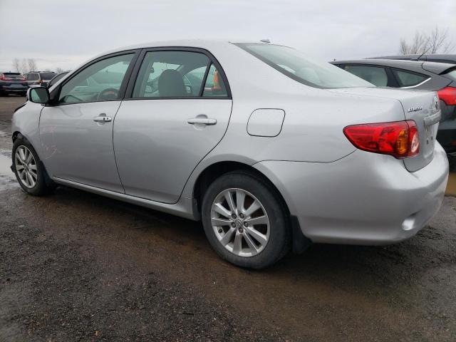 2T1BU4EE3AC342090 - 2010 TOYOTA COROLLA BASE SILVER photo 2