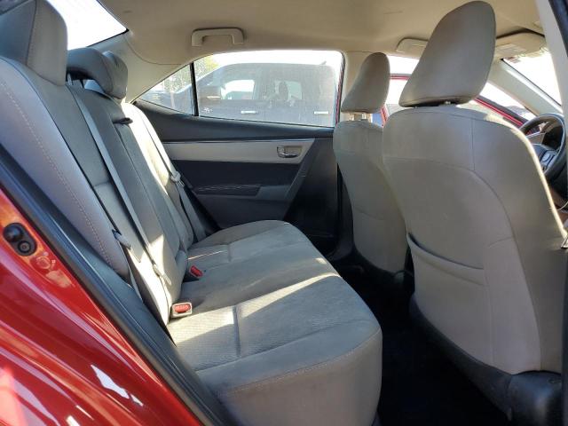 2T1BURHEXGC698473 - 2016 TOYOTA COROLLA L RED photo 10