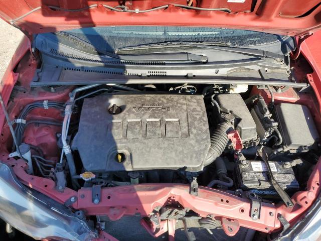 2T1BURHEXGC698473 - 2016 TOYOTA COROLLA L RED photo 11