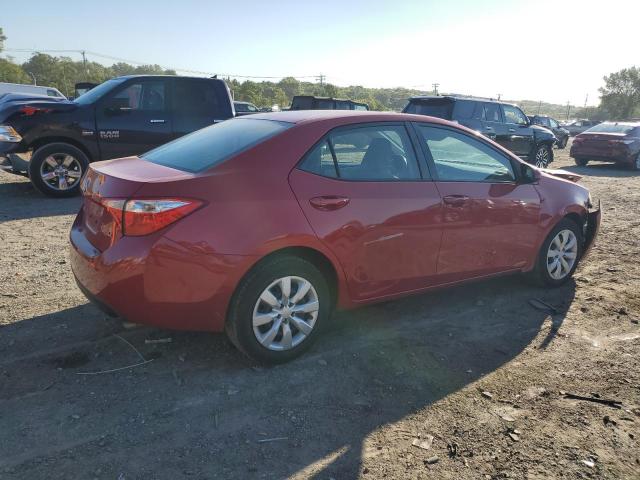 2T1BURHEXGC698473 - 2016 TOYOTA COROLLA L RED photo 3