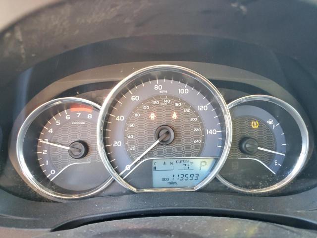 2T1BURHEXGC698473 - 2016 TOYOTA COROLLA L RED photo 9