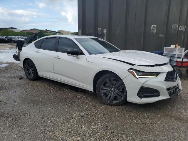 19UUB5F54MA005568 - 2021 ACURA TLX TECH A WHITE photo 4