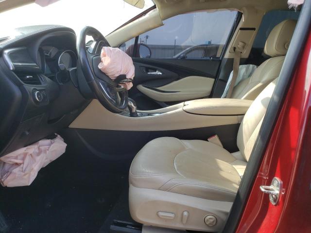 LRBFXDSA2HD163884 - 2017 BUICK ENVISION ESSENCE RED photo 7