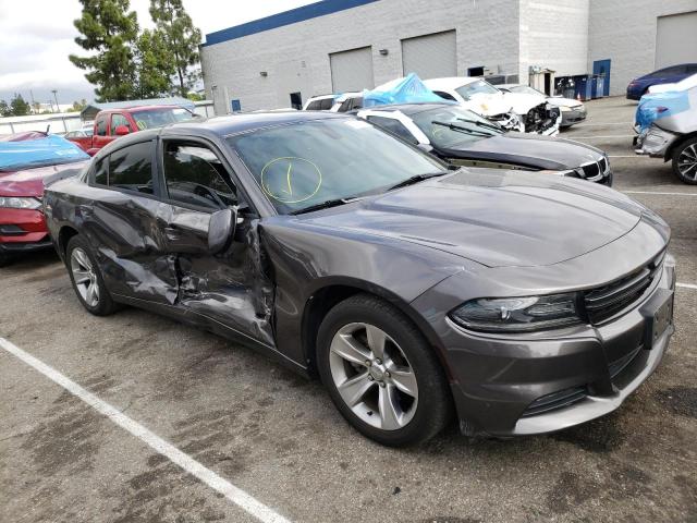 2C3CDXHG4FH789662 - 2015 DODGE CHARGER SXT GRAY photo 4