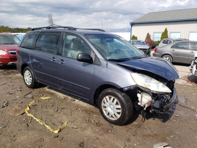 5TDZK23C68S137617 - 2008 TOYOTA SIENNA CE TEAL photo 4