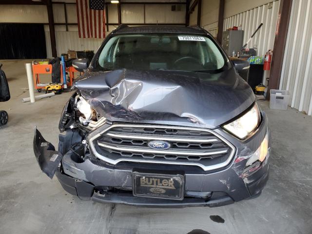 MAJ3P1TEXJC164125 - 2018 FORD ECOSPORT SE GRAY photo 5